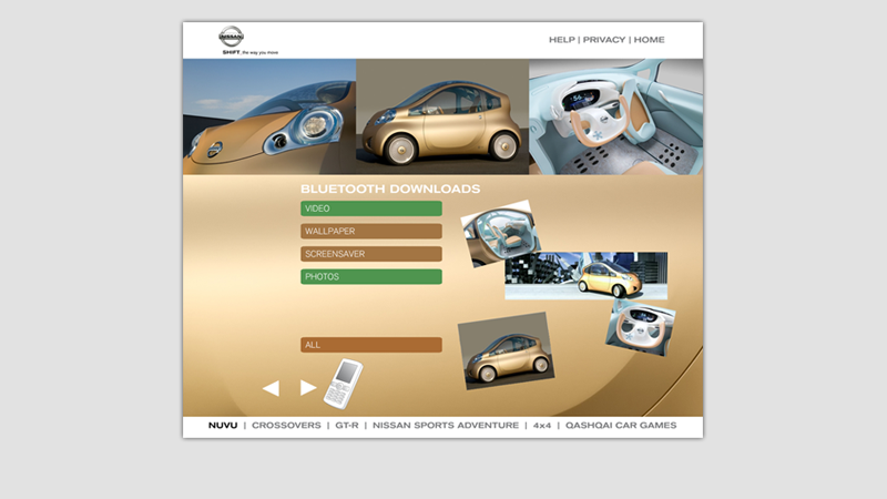 GUI Design, Nissan Infoterminal