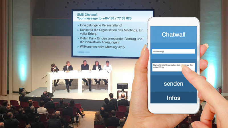 SMS Chatwall, Mobile Marketing und Entertainment
