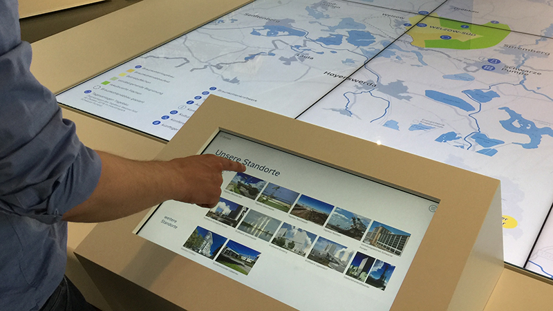 Medientechnik Dauerausstellung LEAG, Schwarze Pumpe
