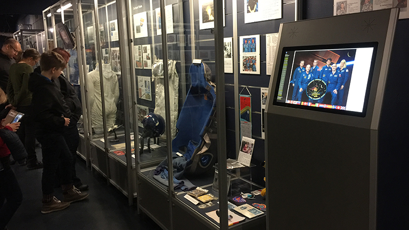 Medienstation im Museum Deutsche Raumfahrtausstellung Morgenröthe Rautenkranz