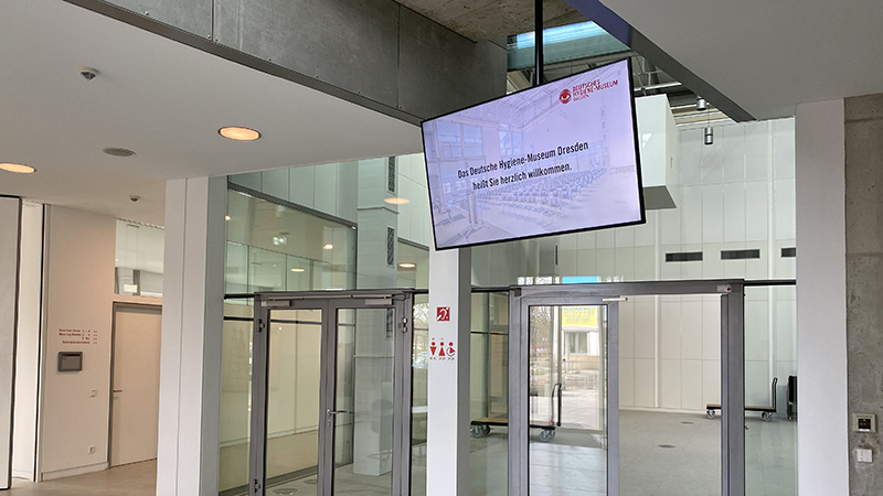 Digital Signage Content Management – CMS für das Deutsche Hygiene-Museum Dresden