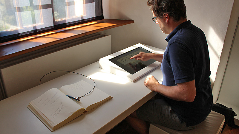 Digitales Besucherbuch, Dauerausstellung, Festung Königstein