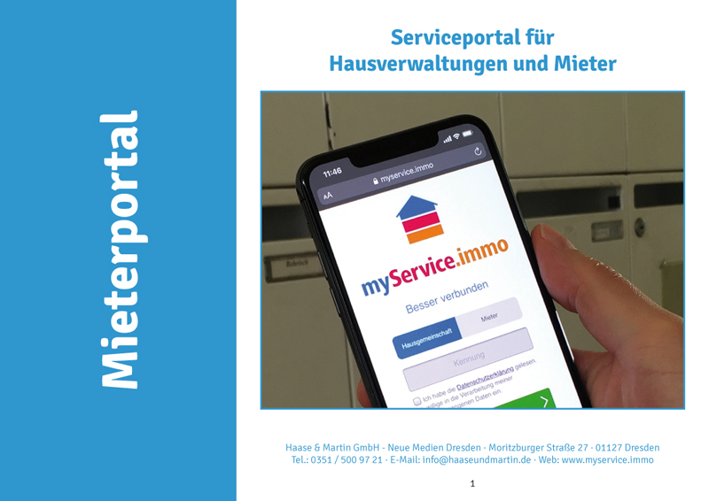 Mieterportal myService.immo von hma GmbH