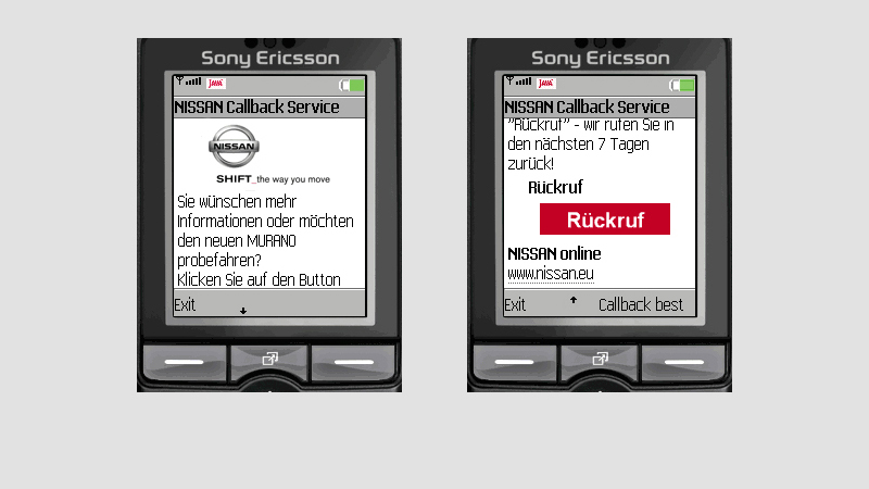 Nissan Callback-App